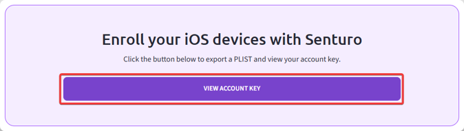 Download Account Key PLIST file